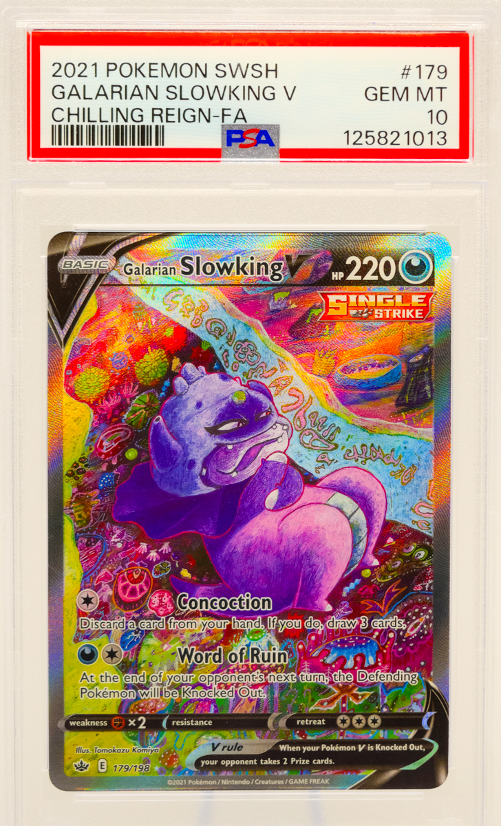 Galarian Slowking V PSA 10